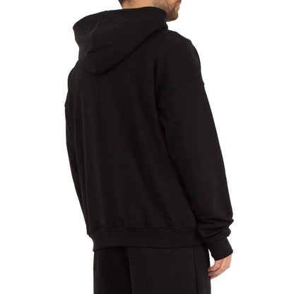 Comme Des Fuckdown Black Cotton Men's Hooded Sweatshirt