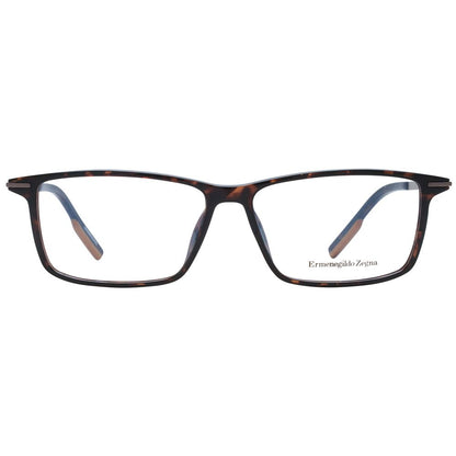 Ermenegildo Zegna Brown Men Glasses Frame