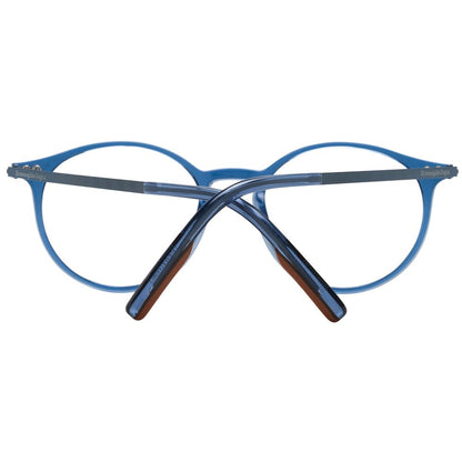 Ermenegildo Zegna Blue Men Glasses Frame