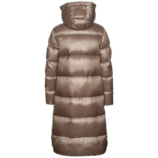 People Of Shibuya Beige Polyester Jackets & Coat PE-13571-IT40|S