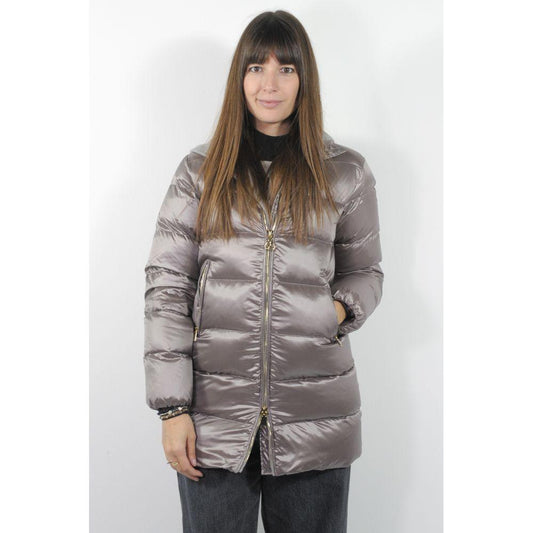 People Of Shibuya Gray Polyester Jackets & Coat PE-13587-IT42|M