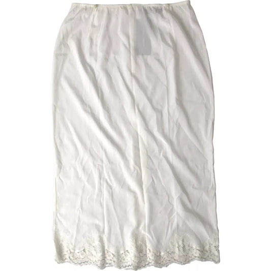 Dolce & Gabbana White Lingerie Half Slip Sleepwear Underwear BIK1743-42