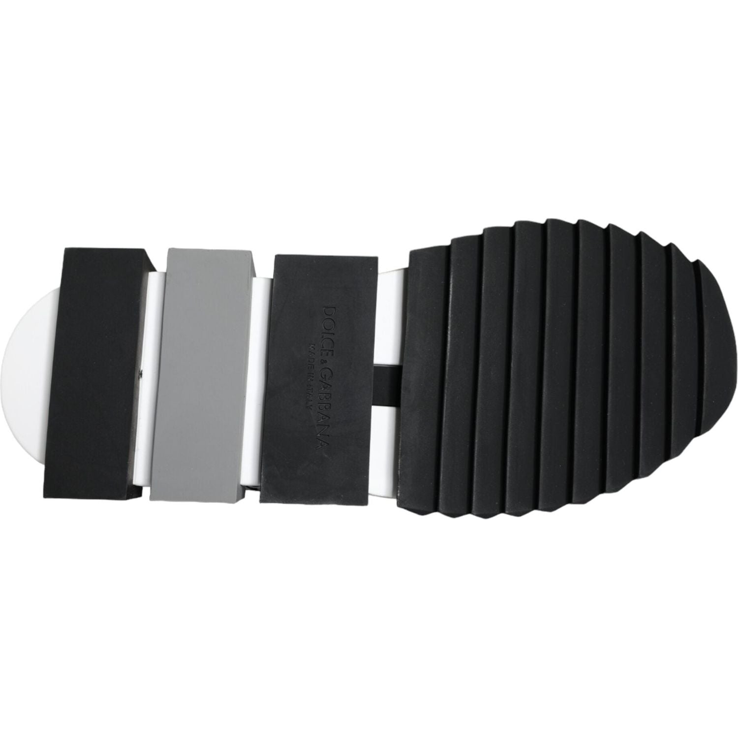 حذاء رياضي رجالي من دولتشي آند غابانا بشعار أزرق منخفض الرقبة من سورينتو