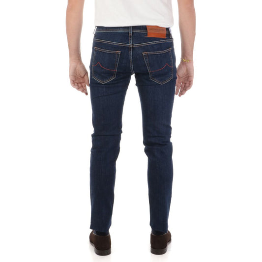 Jacob Cohen Blue Cotton Jeans & Pant JA-13760-IT40 | M