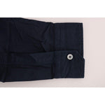 John Galliano Blue Casual Cotton Long Sleeve Shirt TSH1216-3
