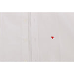 Moschino White Cotton Stretch Slim Fit Dress Shirt TSH1386-2