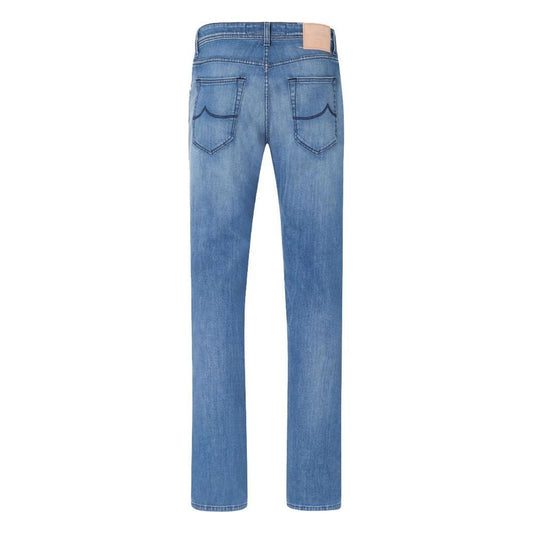 Jacob Cohen Light Blue Cotton Men Jeans JA-13763-IT40 | M