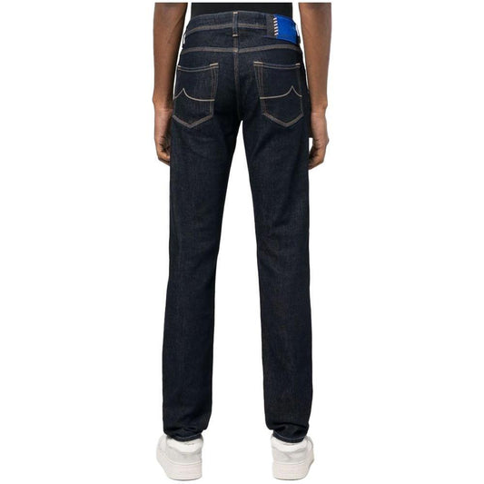 Jacob Cohen Blue Cotton Jeans & Pant JA-13770-W32