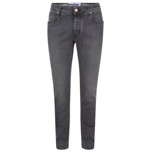 Jacob Cohen Gray Cotton Jeans & Pant JA-13778-W35