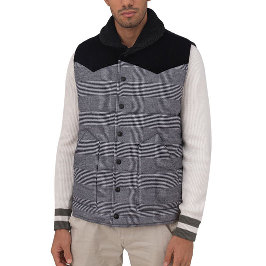 Gran Sasso Gray Cotton Sleveless Jacket GR-6632662-IT50 | L