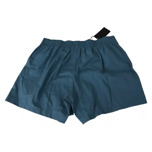 Dolce & Gabbana Blue Cotton Regular Boxer Shorts Underwear BIK911-4