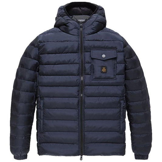 Refrigiwear Blue Nylon Men Jacket RE-13975-XL