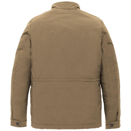 Refrigiwear Brown Nylon Men Jacket RE-13997-L