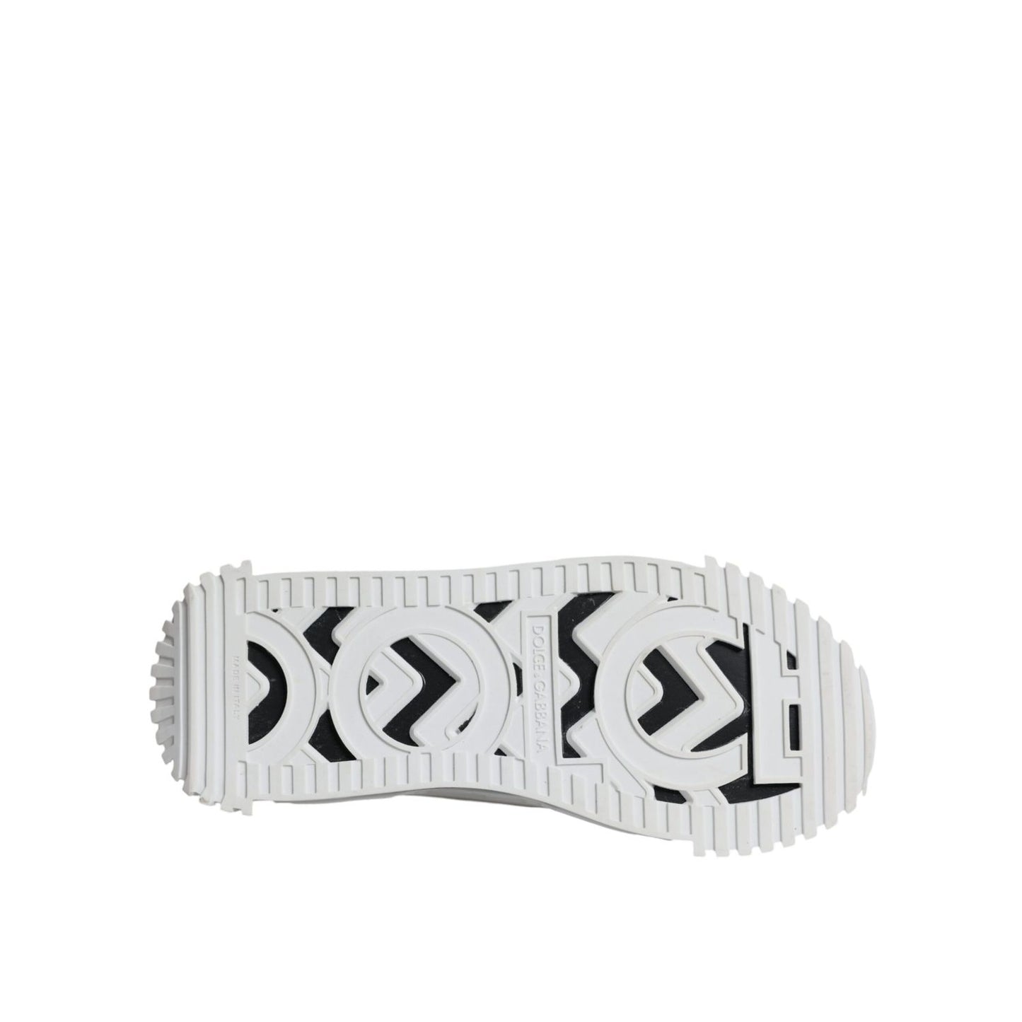 Dolce & Gabbana White Black Low Top NS1 Sneakers Shoes