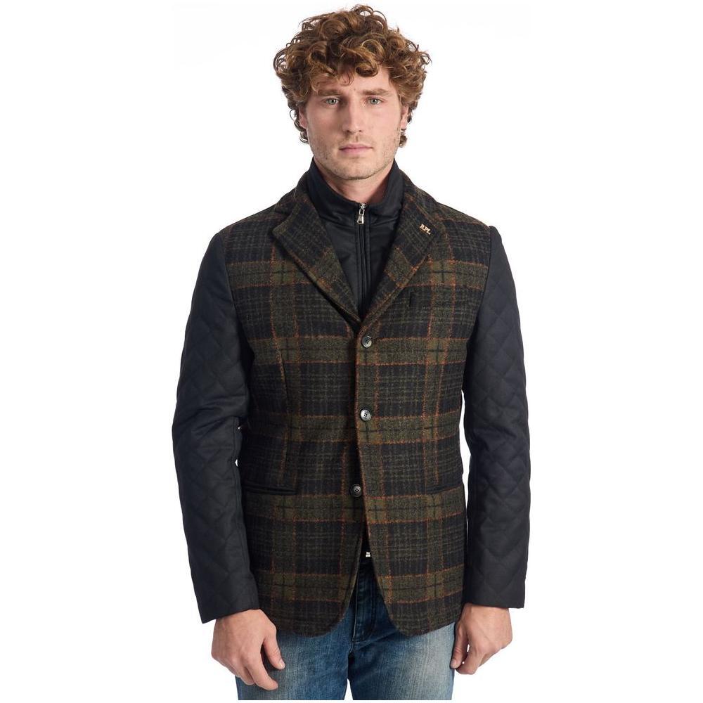 Roberto Pepe Luxury Brown Wool Men's Jacket RO-24675-IT54 | XXL