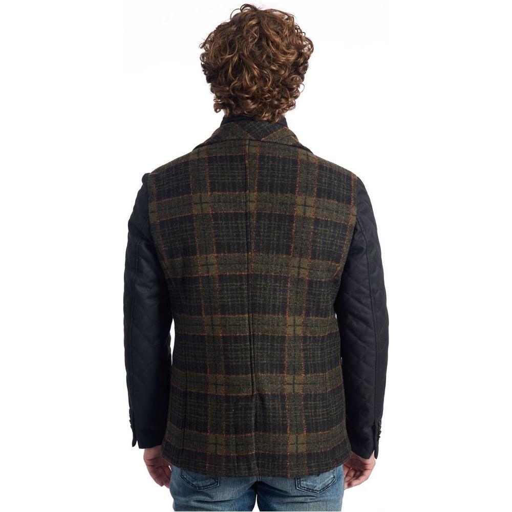 Roberto Pepe Luxury Brown Wool Men's Jacket RO-24675-IT54 | XXL