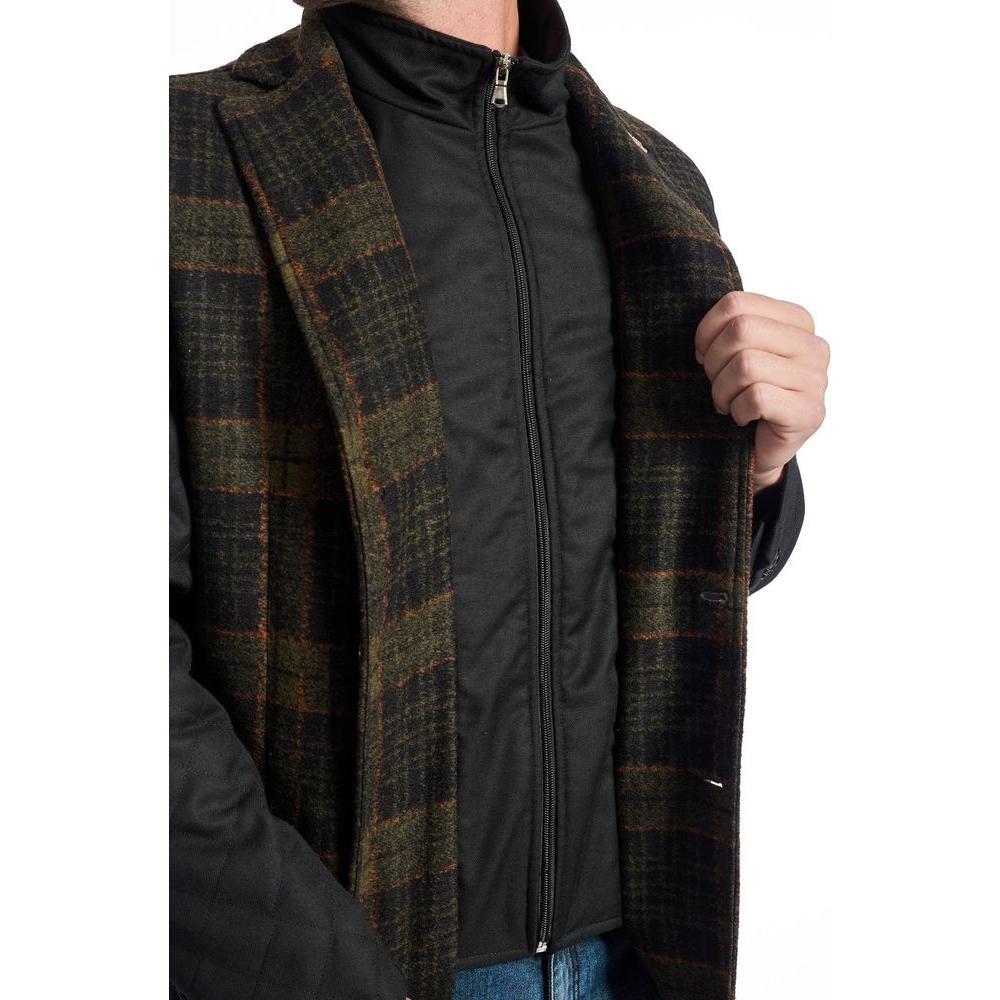 Roberto Pepe Luxury Brown Wool Men's Jacket RO-24675-IT54 | XXL