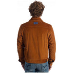 Roberto Pepe Luxury Brown Cotton Men Jacket RO-24672-IT48 | M