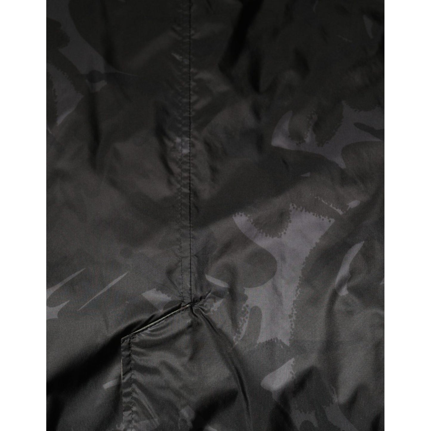 Dolce & Gabbana Multicolor Camouflage Collared Coat Jacket