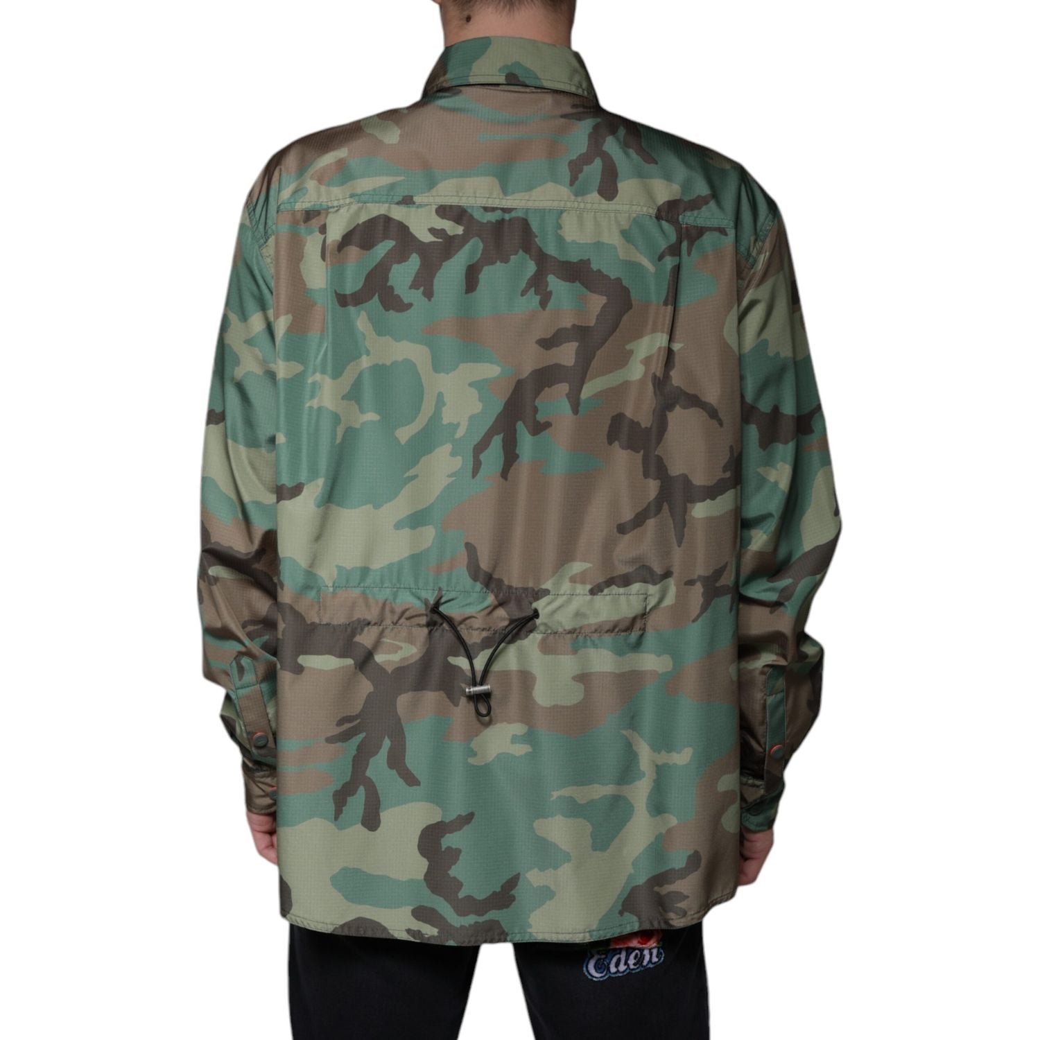 Dolce & Gabbana Multicolor Camouflage Button Down Shirt