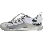 Dolce & Gabbana White Silver Low Top NS1 Sneakers Shoes MV6238-43