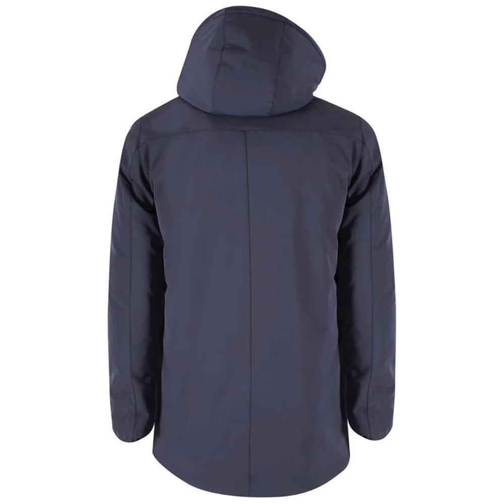 Yes Zee Blue Nylon Jacket YE-14275-M
