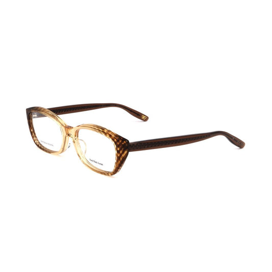 Bottega Veneta Brown Acetate Frames with transparent brown color and classic design, model BV601J5EL, lens/bridge/temple size 52/18/0 mm.