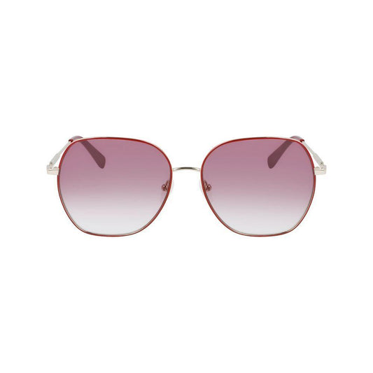 Longchamp Red Metal Sunglasses LOLO151S604AC