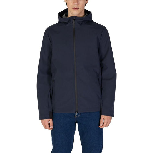 Suns Blue Polyester Jackets & Coat SU-15737100010-IT44 | S
