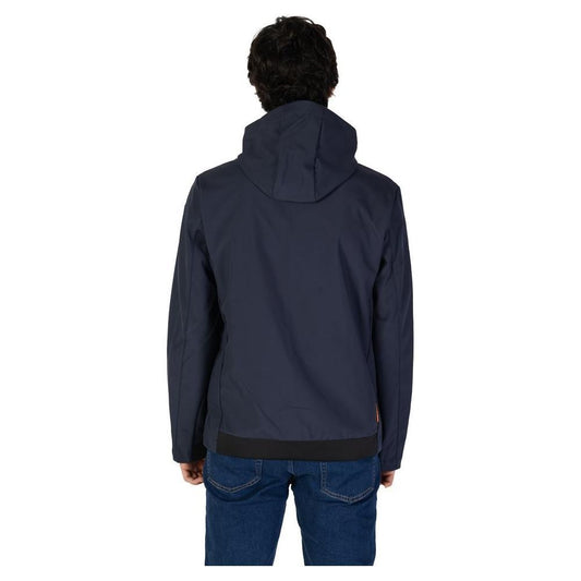 Suns Blue Polyester Jackets & Coat SU-15737100010-IT44 | S
