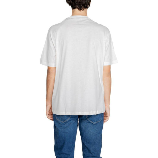 Armani Exchange White Cotton T-Shirt AR-14713400008-IT46 | M