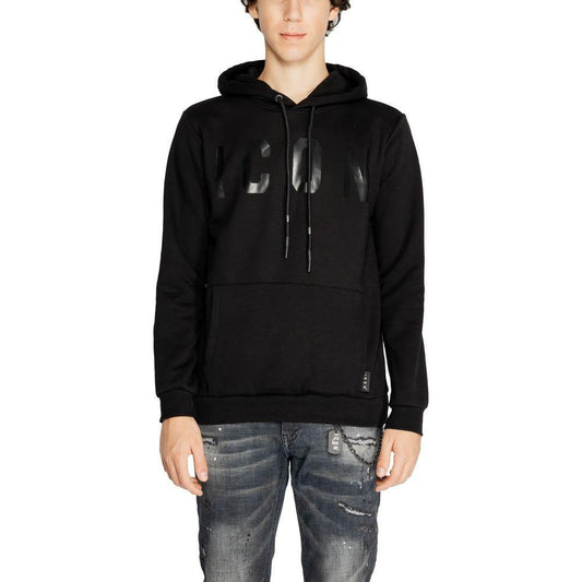 Icon Black Cotton Hoody IC-15262700009-IT42 | XS