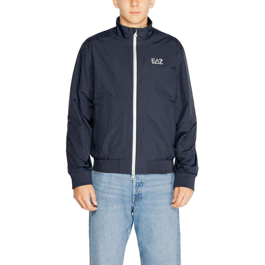 EA7 Emporio Armani Blue Polyamide Jackets & Coat EA-14718200010-IT46 | M