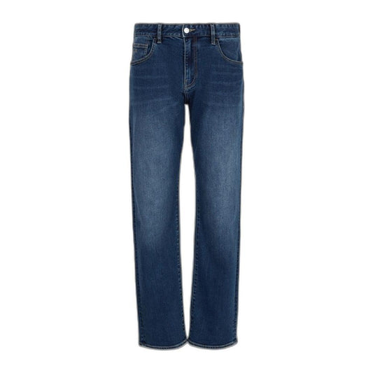 Armani Exchange Blue Cotton Jeans & Pant AR-13326900176-W29 | L30