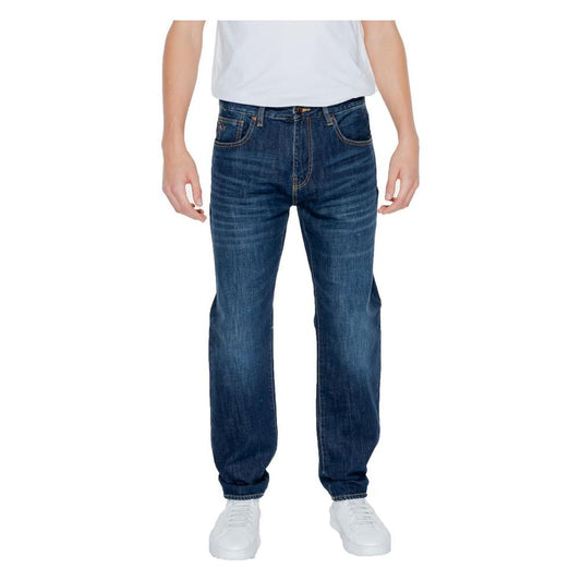 Armani Exchange Blue Cotton Jeans & Pant AR-13324200176-W29 | L30