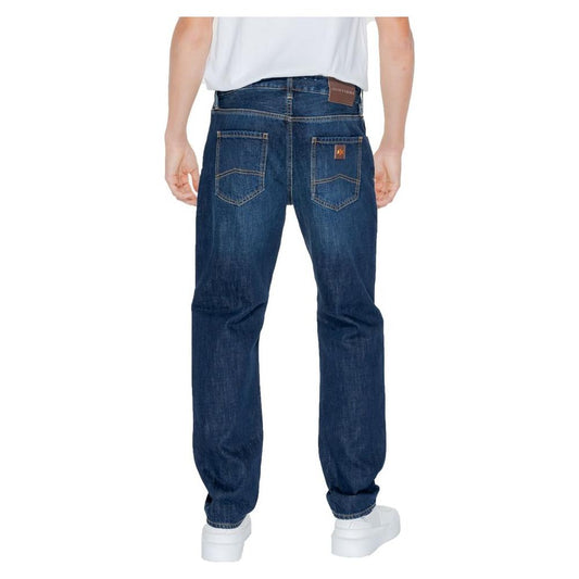 Armani Exchange Blue Cotton Jeans & Pant AR-13324200176-W29 | L30
