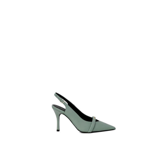 Furla Green Leather High Heel FU-14180102482-EU36/US6