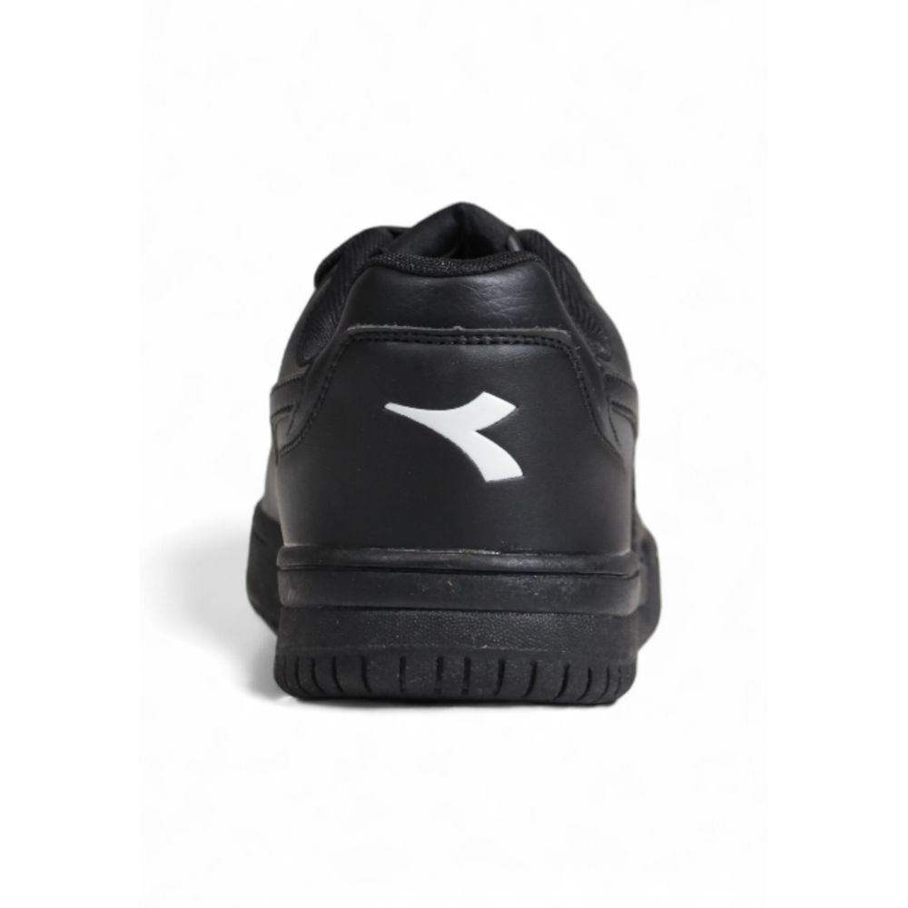 Diadora Black Artificial Leather Sneaker