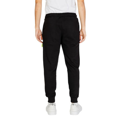 Icon Black Cotton Joggers (Workout Pants)