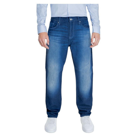 Armani Exchange Blue Cotton Skinny Pant AR-14713900237-W38 | L32