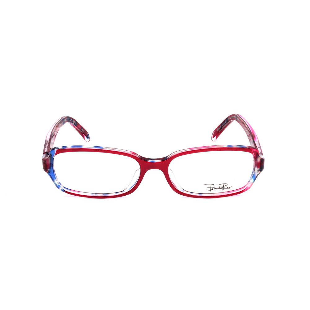 Emilio Pucci Multicolor Plastic Frames, women's glasses with pink plastic frames, size 53/16/130 mm.