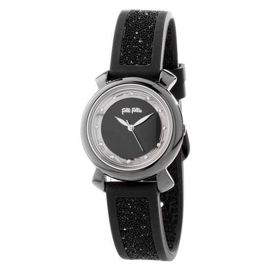 Folli Follie Black Plastic Watch FFWF15T013ZSAAC