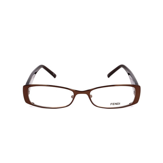 Emilio Pucci Bicolor Metal Frames in hazelnut color, women's glasses with metal frame, size 52/17/135mm