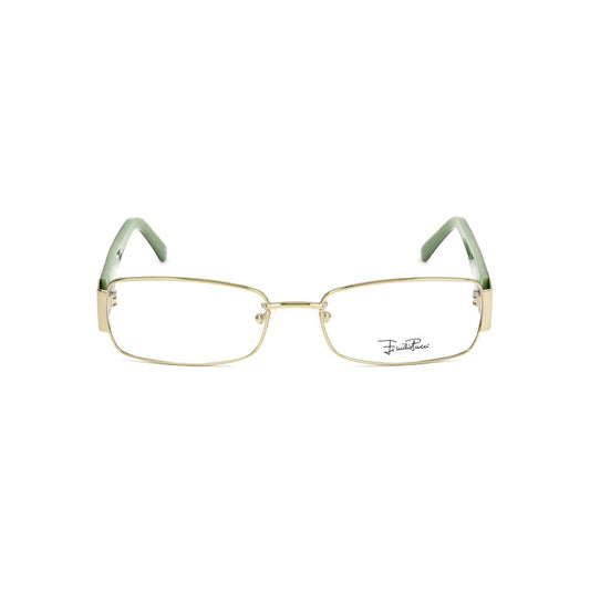 Emilio Pucci Multicolor Metal Frames with green temple arms for women, model EP213532053, size 53/17/130 mm.