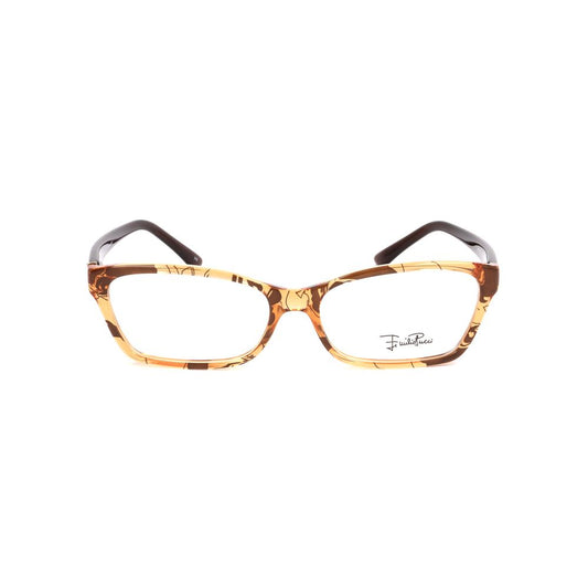 Emilio Pucci Bicolor Plastic Frames in hazelnut color, women's glasses model EP2715241, size 53/15/135mm.