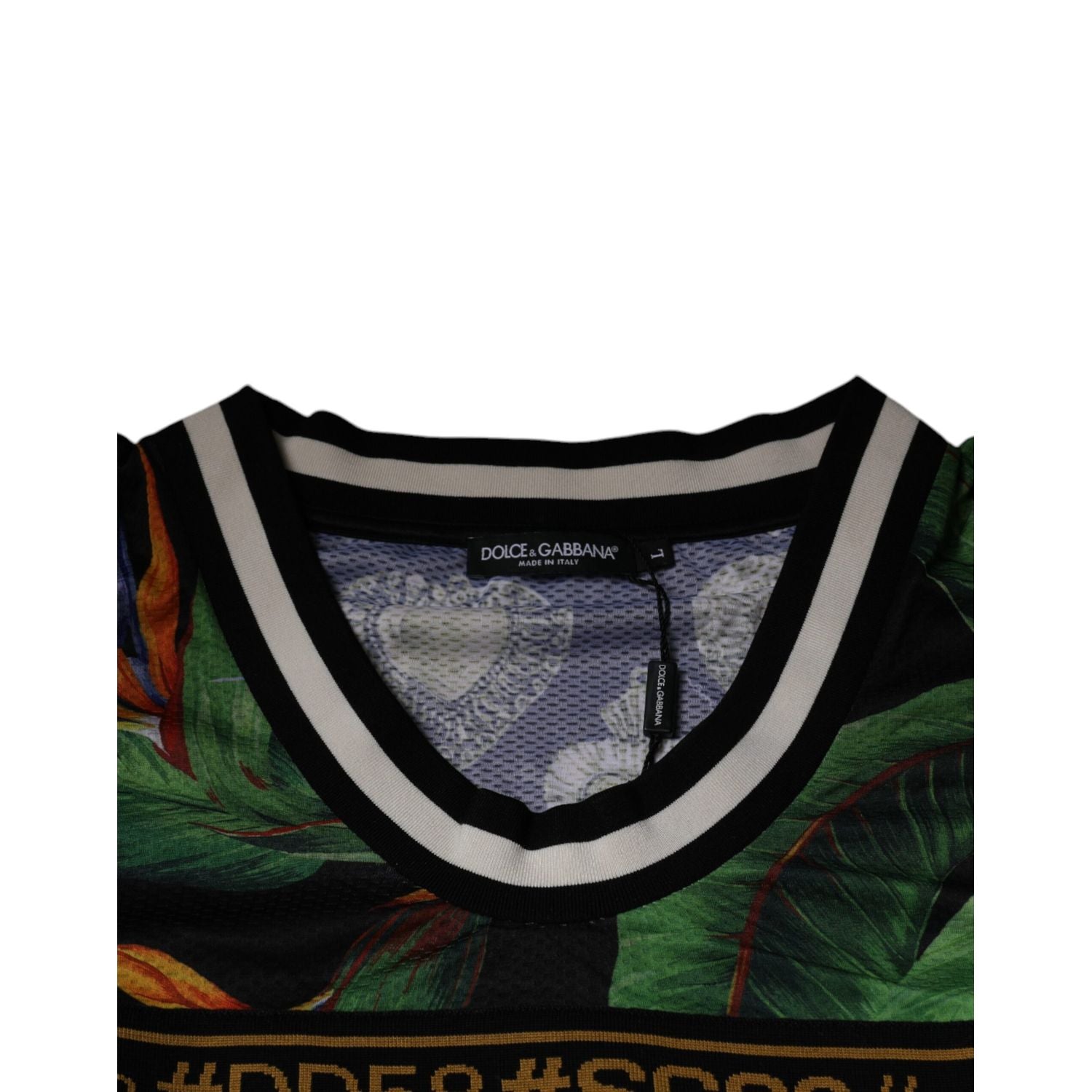 Dolce & Gabbana Multicolor Tropical Sleeveless Tank T-shirt