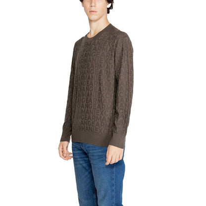 Armani Exchange Green Viscose Sweatshirt