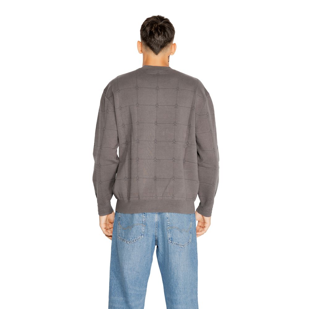 Armani Exchange Gray Cotton Sweatshirt