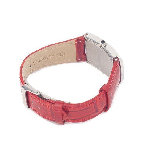Chronotech Red Leather Watch CHCT7017L05AC