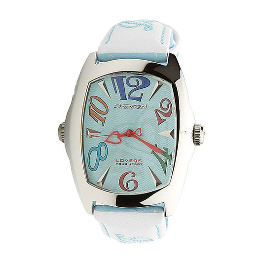 Chronotech Blue Leather Watch